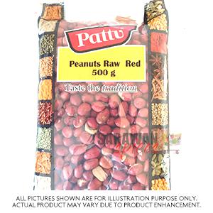 Pattu Peanuts Raw Red 500G