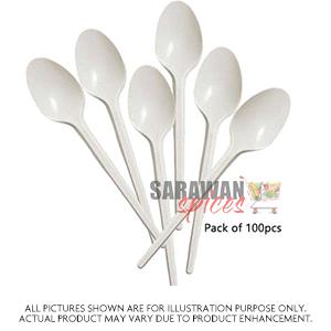 Plastic Spoon 100Pcs