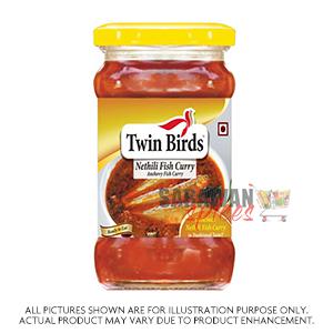 Twin Birds Nethili Fish Curry Pickle 280G
