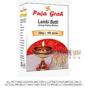 Puja Greh Lambi Batti 40Pcs (Long)
