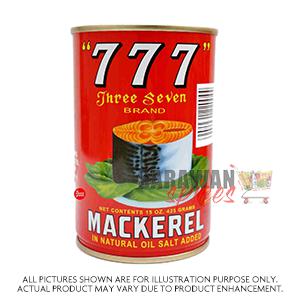 777 Mackerel In Nat Oil 425G